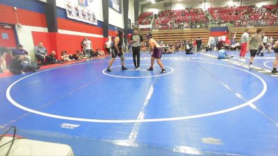 285 lbs Final - Izaiah Shadden, Bristow vs Lariat Hammons, Wilburton Schools