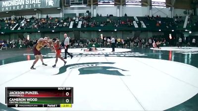 197 lbs Cons. Round 2 - Cameron Wood, Central Michigan vs Jackson Punzel, Wheaton (IL)