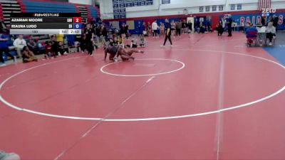 180 lbs Finals (2 Team) - Azariah Moore, Lock Haven University vs Riauna Lugo, Emmanuel University