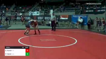 106 lbs Prelims - Shayna Auren, Tuf California vs Peyton Hand, Choctaw Wrestling