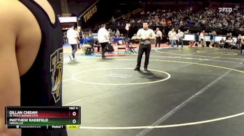 132 Class 1 lbs Champ. Round 1 - Dillan Chisam, St. Pius X (Kansas City) vs Matthew Radefeld, Versailles