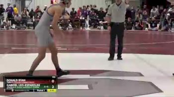 133 lbs Cons. Round 2 - Donald Ryan, Trinity College (Connecticut) vs Gabriel Leo-Esparolini, Johnson & Wales University (Rhode Island)