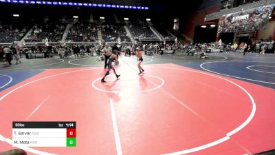 90 lbs Rr Rnd 2 - Tarren Sarver, Touch Of Gold WC vs Manuel Mota, Widefield WC