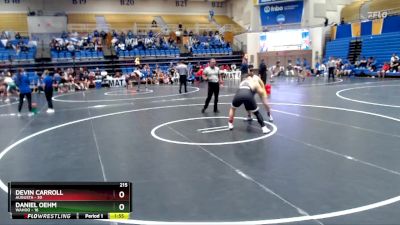 215 lbs Round 1 - Devin Carroll, Augusta vs Daniel Oehm, Wahoo