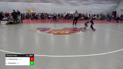 62 lbs Quarterfinal - Aiden Dahlheimer, York vs Luke Paradine, New Cumberland