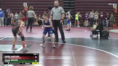 PW-11 lbs 5th Place Match - Isaiah Beaver, J-Hawks vs James Hartson, Dirty Bird Wrestling Club