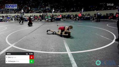 95 lbs Quarterfinal - Piper Berry, Elgin Wrestling vs Emersyn Gillespie, Perkins