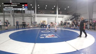 155 lbs Champ. Rd Of 16 - Brantley Johnston, Maritime Wrestling Academy vs Max Brown, Psf Wrestling Academy