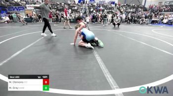 90 lbs Quarterfinal - Mason Clemons, Hinton Takedown Club vs Maximus Gray, Division Bell Wrestling