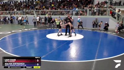 77 lbs Round 2 - Liam Chase, Mat-Su Matmen vs Kolton Svetkovich, Arctic Warriors Wrestling Club