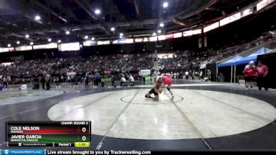 160 lbs Champ. Round 2 - Javier Garcia, Hermiston Oregon vs Cole Nelson, Madison