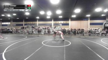 215 lbs Consi Of 16 #2 - Esaiah Whitney, Parkland HS El Paso Tx vs Aidan Tovar, Team Thunder