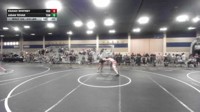 215 lbs Consi Of 16 #2 - Esaiah Whitney, Parkland HS El Paso Tx vs Aidan Tovar, Team Thunder
