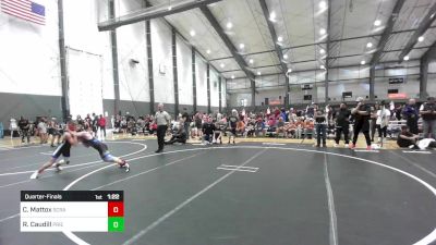 98 lbs Quarterfinal - Chance Mattox, Scrap Yard Garage vs Rusty Caudill, Priest River Wrestling Cl