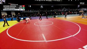 6A 132 lbs Champ. Round 1 - Refugio Salgado, Buda Johnson vs Nathaniel Burchfiel, Rockwall Heath