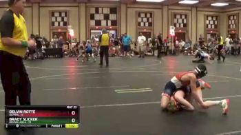 107 lbs Semis & 1st Wrestleback (8 Team) - Delvin Rotte, Olympic vs Brady Slicker, Revival Aqua