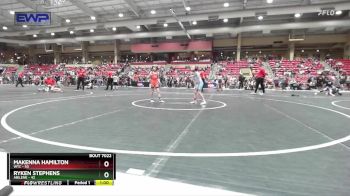 60 lbs Champ. Round 2 - Ryken Stephens, Abilene vs Makenna Hamilton, WTC