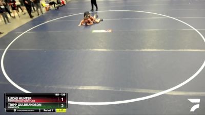 136 lbs Cons. Round 1 - Tripp Gulbrandson, Minnesota vs Lucas Hunter, North Branch Wrestling