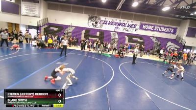 65 lbs Cons. Round 1 - Steven (Jeffery) Deboom, Wasatch Wrestling Club vs Blake Smith, Payson Lion Wrestling Club