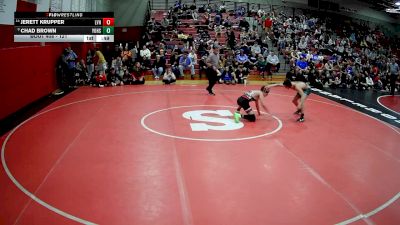 121 lbs Cons. Round 3 - Chad Brown, Yough Hs vs Jerett Krupper, Ligonier Valley Hs