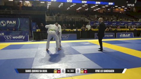 Ryne Lee Sandhagen vs Daniel Queiroz Da Silva 2026 Pan Jiu Jitsu IBJJF Championship
