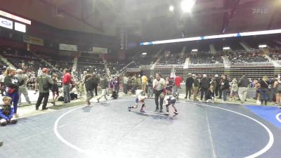 50 lbs Quarterfinal - Miles Szymanski, Grandview Wolves WC vs Emersen Seim, Douglas WC