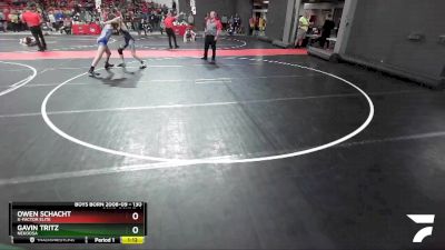 130 lbs Cons. Round 4 - Gavin Tritz, Nekoosa vs Owen Schacht, X-factor Elite