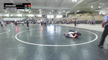 91 lbs Quarterfinal - Sadie Swisher, Higher Calling Wrestling vs Keyhani Reed, Wave Wrestling Club
