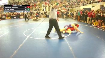 127 lbs Semifinal - Loraine Durham, London vs Rylie Mann, Unaffiliated