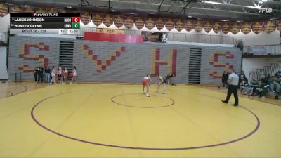 138 lbs Champ. Round 1 - Hunter Glynn, Kelly Walsh vs Lance Johnson, Natrona County