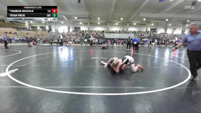 135 lbs Champ. Round 1 - Charlie Nichols, Tullahoma Takedown Club vs Ryan Peck, Slingshot Wrestling Club