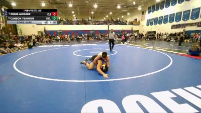 165 lbs Cons. Semi - Jesus Alvarez, Caldwell vs Carson Yearout, Potlatch