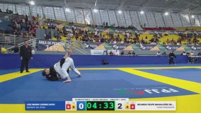 RICARDO FELIPE MAGALHÃES DE SOUZ vs LUIZ MARIO LEDNIK LUCIO 2026 FPJJ Circuito Paulista GI Etapa 3