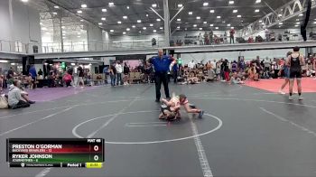 52 lbs Round 7 (8 Team) - Preston O`Gorman, Backyard Brawlers vs Ryker Johnson, Journeymen