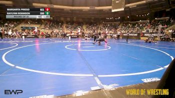 88 lbs Round Of 32 - Margarita Priego, Wesley Wrestling Club vs Raylynn Robinson, Charlotte Hammerheads