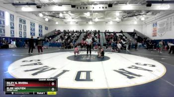 100 lbs Cons. Round 4 - Riley N. Rivera, Elsinore vs Elise Nguyen, Sierra Vista