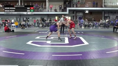 165 lbs Round 2 (4 Team) - Brian Petry, Cornell College vs Kevin Hogan, Central