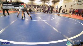 110 lbs Rr Rnd 2 - Zayne Chappell, Tulsa Blue T Panthers vs Lincoln McMillen, Tonkawa Takedown Club