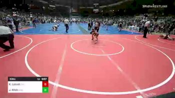 60 lbs Consi Of 8 #1 - Karter Locust, Cowboy Wrestling Club vs Jace Ritch, Noble Takedown Club