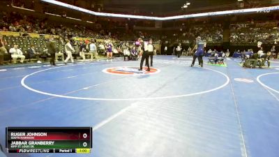 285 Class 1 lbs Cons. Round 3 - Ruger Johnson, South Harrison vs Jabbar Granberry, KIPP St. Louis Sr.