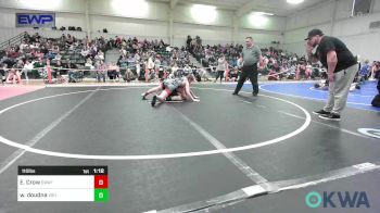 110 lbs Rr Rnd 1 - Elijah Crow, Spartan Wrestling Fort Smith vs Weston Doudna, Viking Wrestling Club