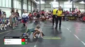 49 lbs Finals (8 Team) - Wiley Derby, The Funky Singlets Teal vs Ronan Niemer, Steel Valley