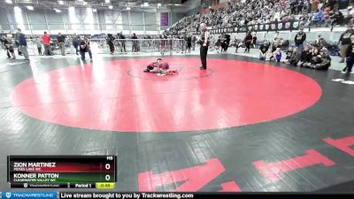 57-64 lbs Round 2 - Konner Patton, Clearwater Valley WC vs Zion Martinez, Moses Lake WC