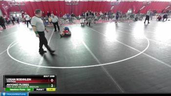 113 lbs 3rd Place Match - Logan Boehnlein, Wisconsin vs Antonio Flores, Fond Du Lac High School Wrestling