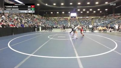 115 lbs Quarterfinal - Avery Hinojos, Newton Hs vs Connie Burns, Topeka - Highland Park HS