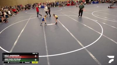 51-53 lbs Quarterfinal - Holt Anderson, Rosemount Irish Wrestling vs Greyson McCrae, Hastings Wrestling Club