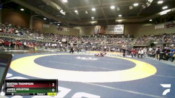 1A 113 lbs Semifinal - James Houston, Panguitch vs Boston Thompson, Milford