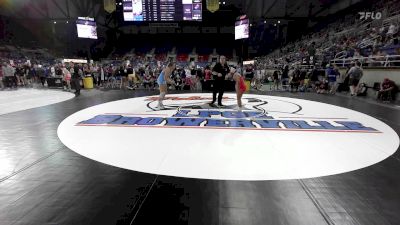 136 lbs Rnd Of 32 - Marli Denmark, TX vs Ailee Briggs, FL