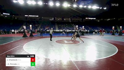 120 lbs Consi Of 16 #2 - Jason Chadwick, Platt Tech* vs Aryav Pimrale, Lexington