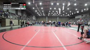 150 lbs Champ. Round 3 - Brody Braa, Grain Valley vs Kiron Neves, Melissa